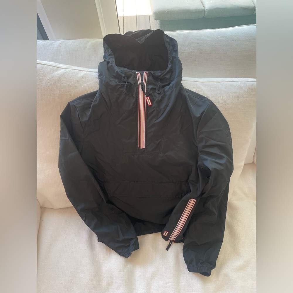 Hunter Black Jacket with Red Accents
